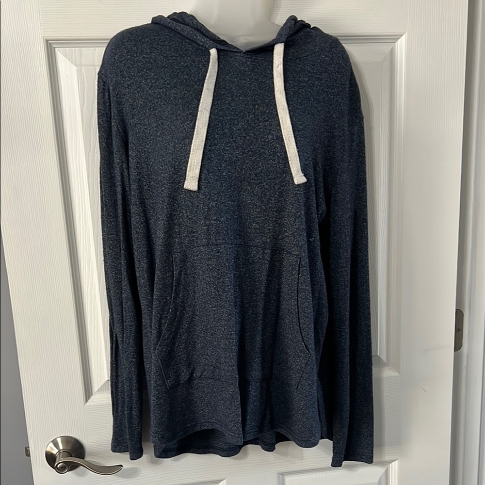 Zyia boyfriend hoodie heathered navy blue Medium